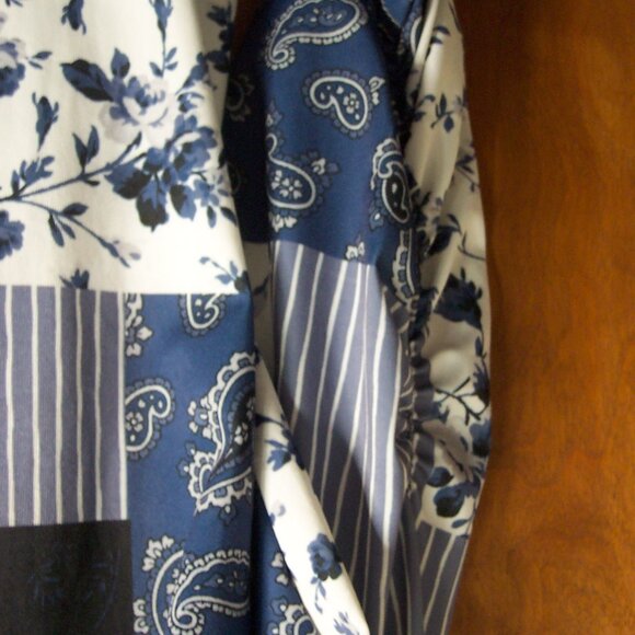 LILY Patchwork Blouse Shirt Tunic - Picture 6 of 6